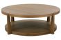 Saddle Round Cocktail Table