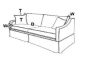Max Natural 2OVER2 Studio Sofa