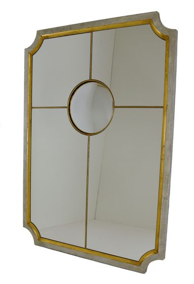 Gold & Silver Leaf Orb Mirror