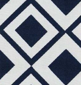 20"x20" Blue Geometric Pillow