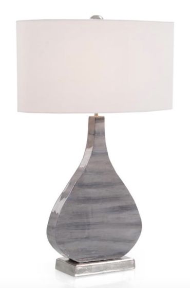Tear Shaped Enamel Table Lamp