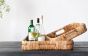 Small Handwoven Rattan Tray