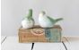 Green Bird-Stoneware