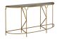 Blue Stone Top Demilune Console