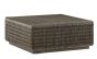 Woven Rattan Square Table