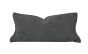 Gray Suede Lumbar Pillow