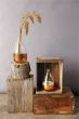 7" Copper & Glass Vase