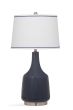 Dark Blue Ceramic Lamp