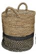 Medium Black Seagrass Basket