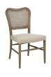 Wood Curved Back Dining Chair
