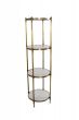 Four Tier Round Marble Shelf