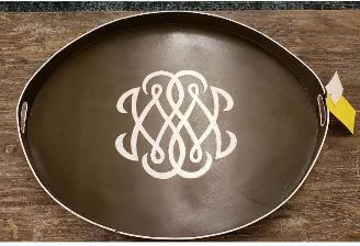 French Monogram Large Tray