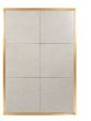 Gold Antiqued Tile Mirror