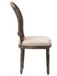Dark Cane Back Dining Chair