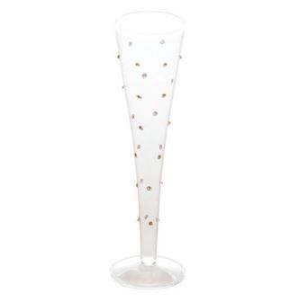 Gatsby Gold Dot Champagne Flute