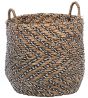 Large Chevron Woven Basket