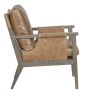 Bone Leather Sling Chair