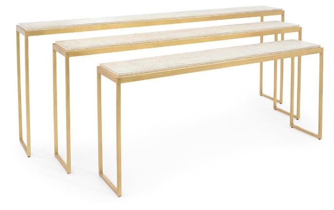 Large Croc Console Table