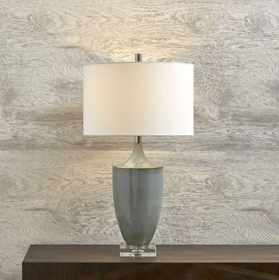 Blue Glaze Table Lamp