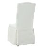 Camel Skirted Dining Chair