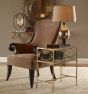 Iron & Glass Side Table