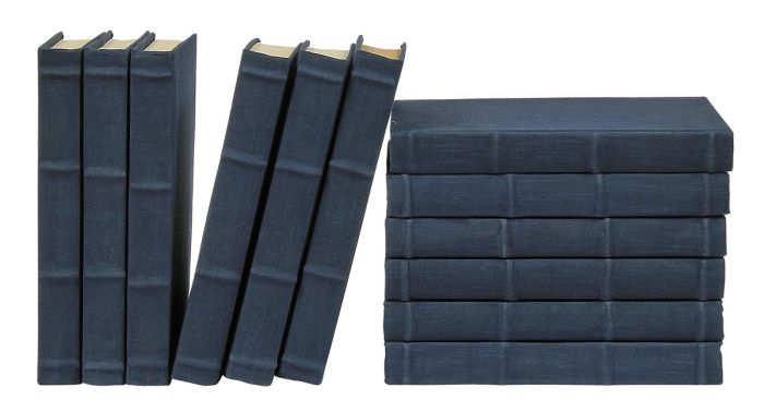 Navy Linen Bound Book