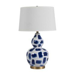 Blue Gourd Shaped Lamp