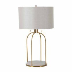 Large Gold Wire Table Lamp