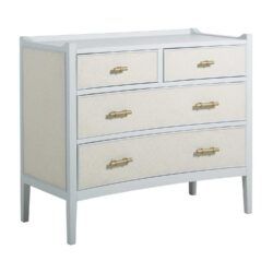 Soft Blue 4 Drawer Chest