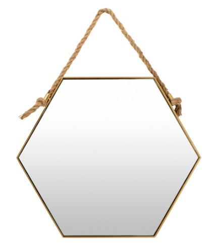 Thaddeus  Hexagon Mirror
