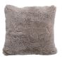 22x22 Cream Sheep Fur Pillow
