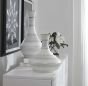 Large Ivory & Blue Vase