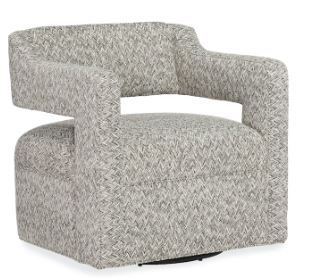 Cut Out Round Swivel Chair