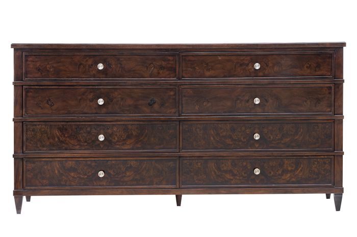 Vuitton Brown 8 Drawer Dresser