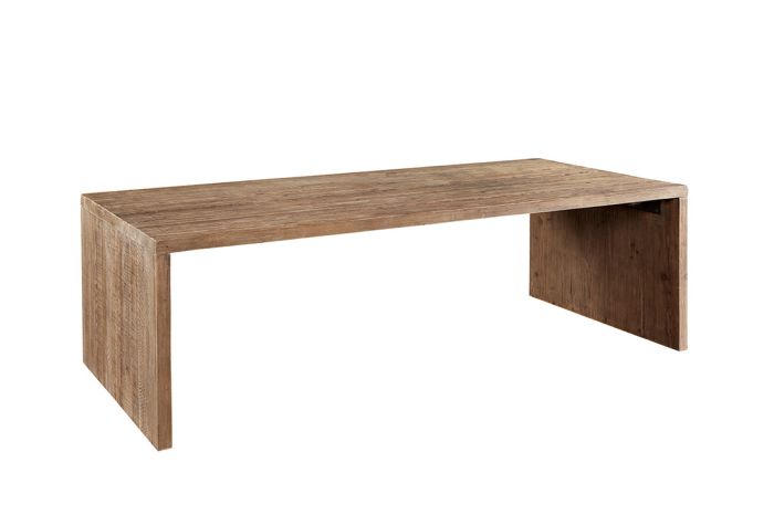 Wood Waterfall Dining Table