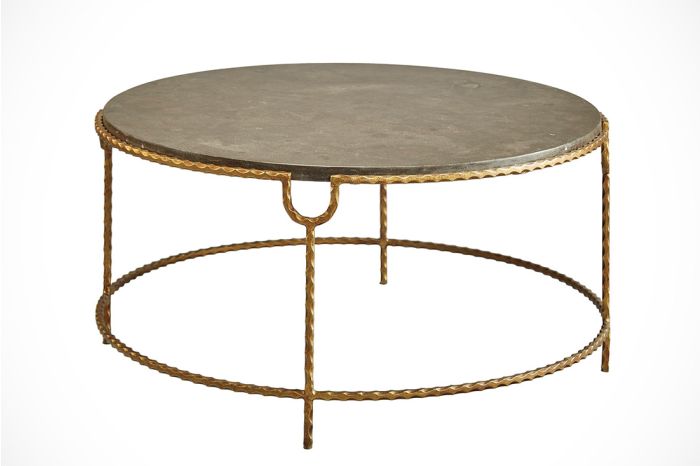 Grey and Gold Coffee Table