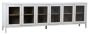 Six Door Sideboard with Glass