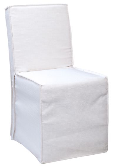 White Upholstered Dining Chair