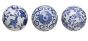 Blue & White Ceramic Orb