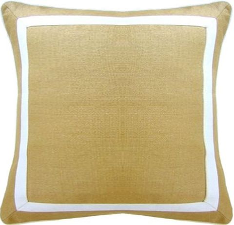 Slubby Linen Denim Pillow