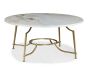 Gold Leaf Italian Cocktail Table