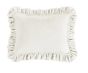 Stone Ruffled Oblong Pillow