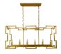 Geometric Rectangular Pendant