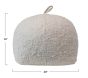 Woven Cotton Boucle Pouf