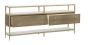 Metal & White Marble Console