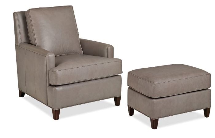 Juno Soft Blue Chair & Ottoman