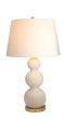 Cream Triple Gourd Table Lamp