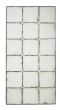 Aged Pattern Rectangular Mirror