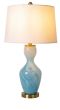 Blue Glass Lamp