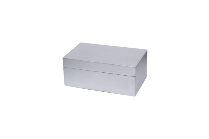 Small Lacquer Sliver Leaf Box